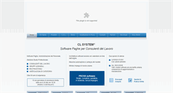 Desktop Screenshot of clsystem.it