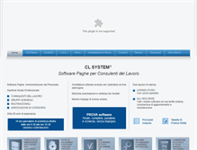 Tablet Screenshot of clsystem.it